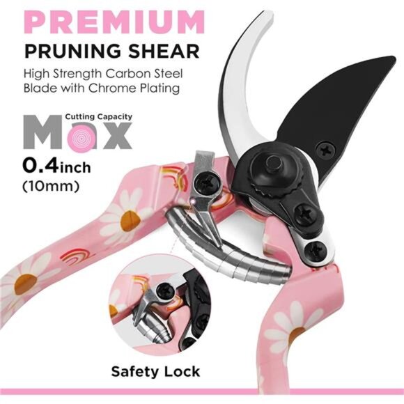 Aluminum Garden Tool Set,4PCS Heavy Duty Gardening Tools with Box Include Trowel - Picture 5 of 7